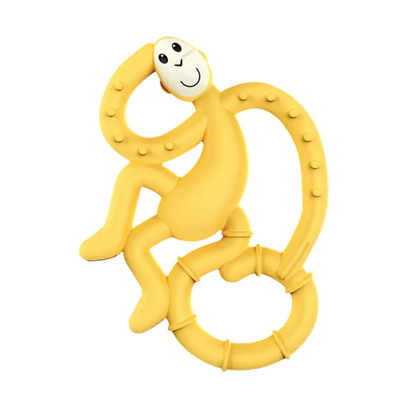 Matchstick Monkey Mini Monkey Beißring Gelb