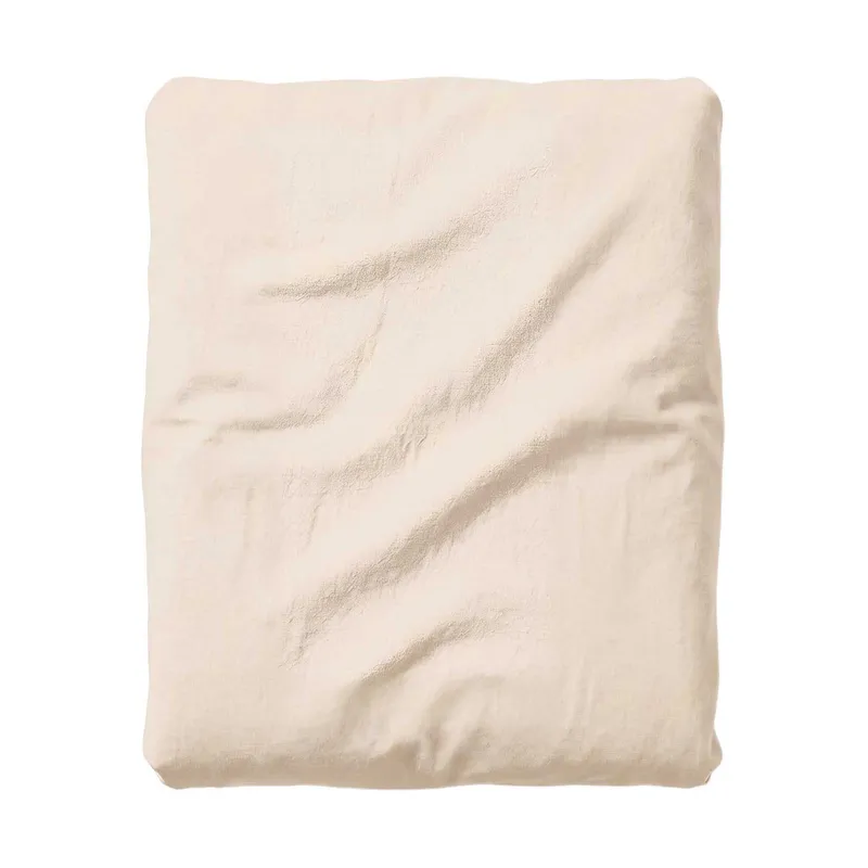 Essenza Home Fine Organic Jersey Fitted Sheet White 90/100X200/220 103119-204-01