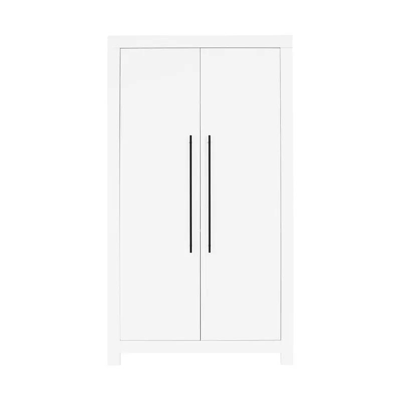 Europe Baby Vittoria III Babyzimmer Weiß | Bett 60 x 120 cm + Kommode + Schrank 2-Türig