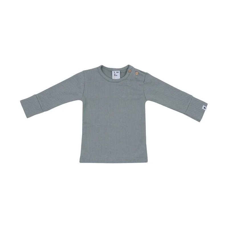 Klein Baby Shirt Rib - Größe 56 - Stone Green