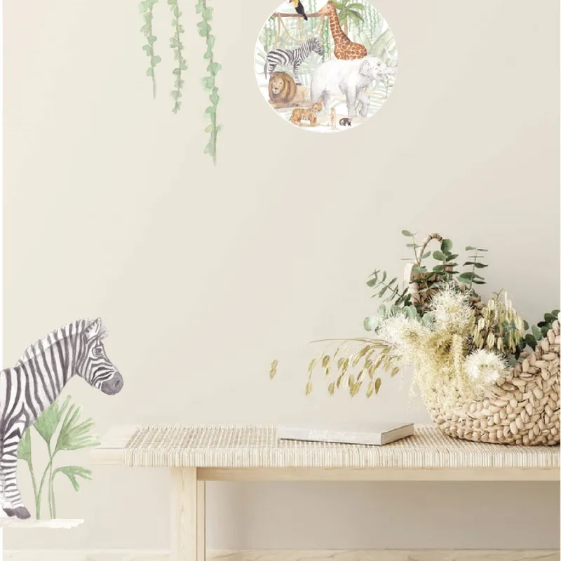 Safari collectie - Complete muursticker set