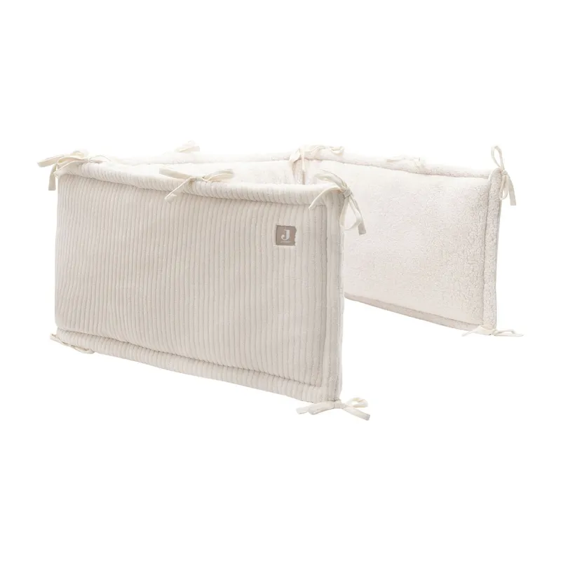 Jollein Laufstallumrandung - Cloudy Rib - 180x30 cm - Oatmeal