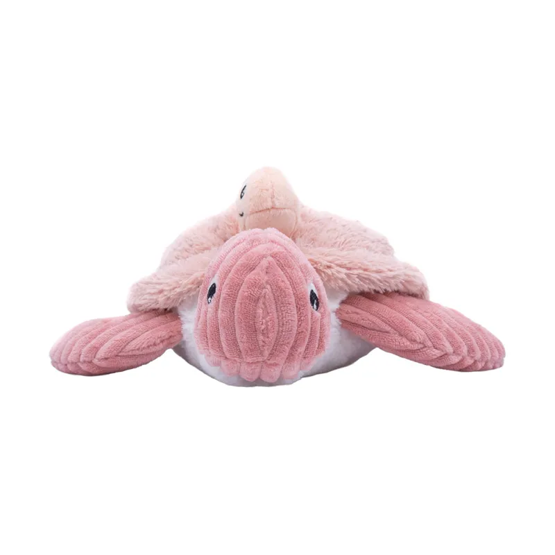 Les Ptipotos Sauvenou The Turtle Kuscheltier - Pink