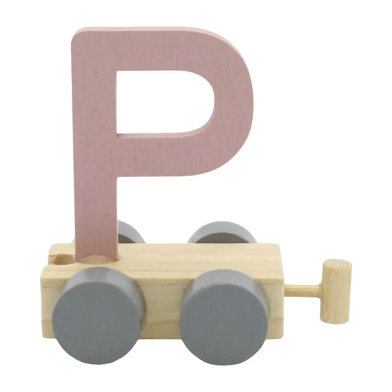 Charl's Toys Buchstabe Zug P Rose