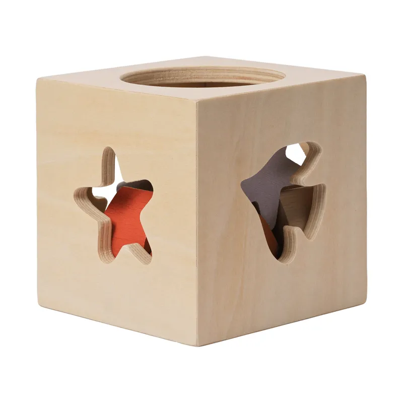 Ferm Living Holzspielzeug – Skye Puzzlebox – Mehrfarbig