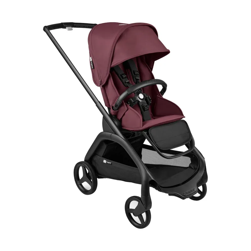 Bugaboo Dragonfly Kinderwagen - Black / Dark Cherry