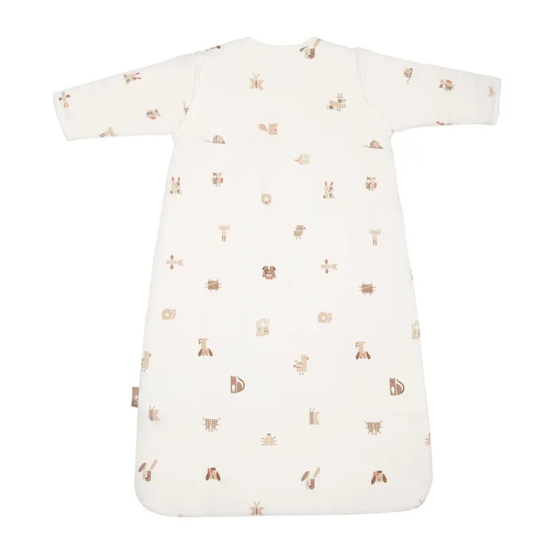 Jollein Baby Schlafsack mit abnehmbaren Ärmeln - Animal Friends - 110 cm