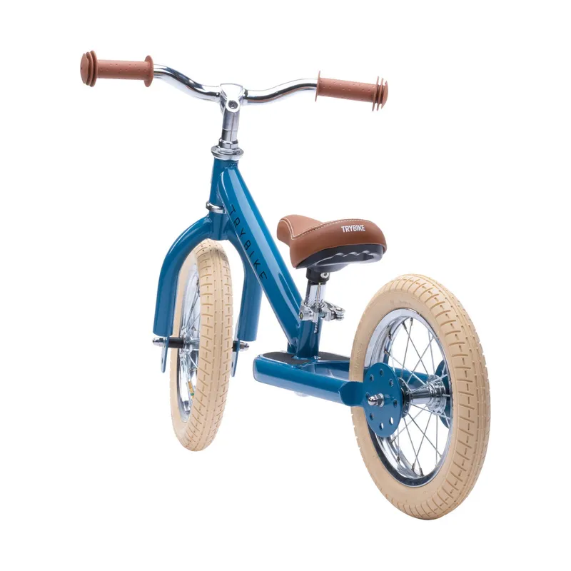 Trybike Steel Vintage Laufrad Blau