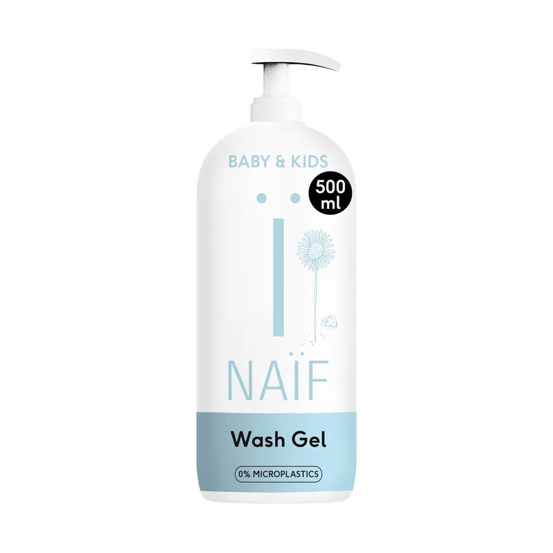 Naïf Reinigungswaschgel für Babys und Kinder 500 ml