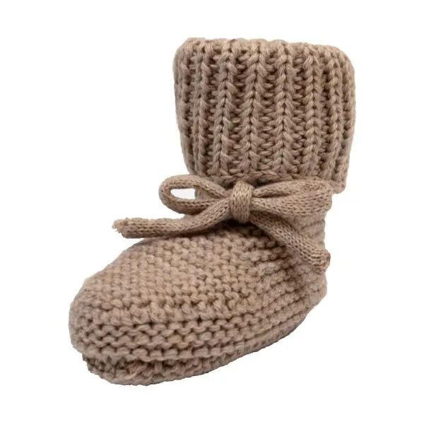 Lodger Knit Pantoffeln - 0-6 Monate - Beige
