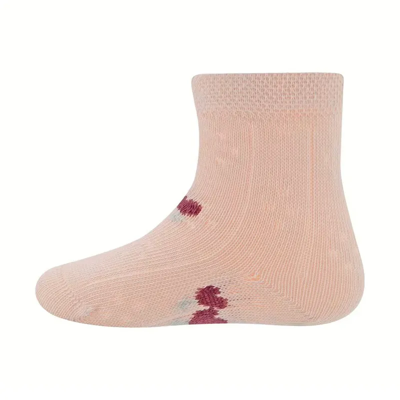 Ewers Socken – Blumen – Rosa – Größe 19/22