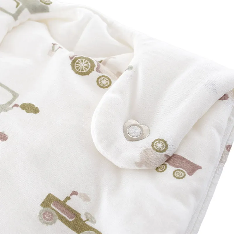 Träumeland Sleeping Bag LIEBMICH Little Farm green, Size 68/74