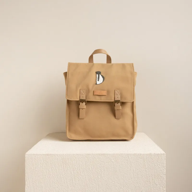 Nanami Pinguin Puffed Rucksack - Sand