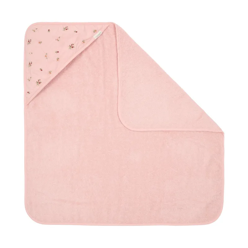 Little Dutch Badecape Bestickt - Blossom - 75 x 75 cm