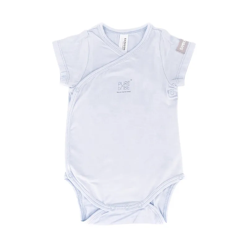 Bamboom Wickelbody - Blau - 6 Monate