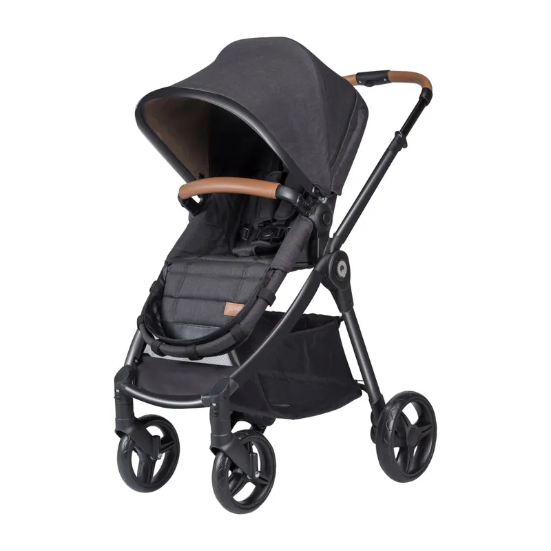 Qute Q-Move Kinderwagen 2-in-1 - Black Frame - Jeans Black