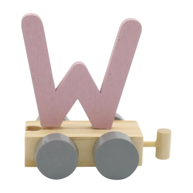 Charl's Toys Buchstabe Zug W Rosa