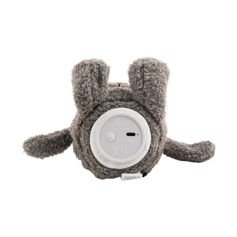 Flow Amsterdam Lou Plush Night Light – Grey