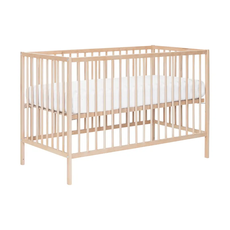 Puck Raw Babybett Buche 60 x 120 cm