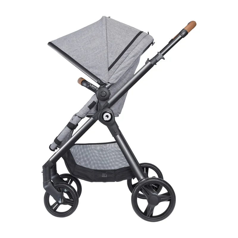 Qute Q-Move Kinderwagen 2-in-1 - Grey Frame - Grey Jeans