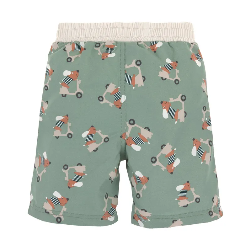 Lässig Badehose - Scooter Dog - Größe 74/80 - Green