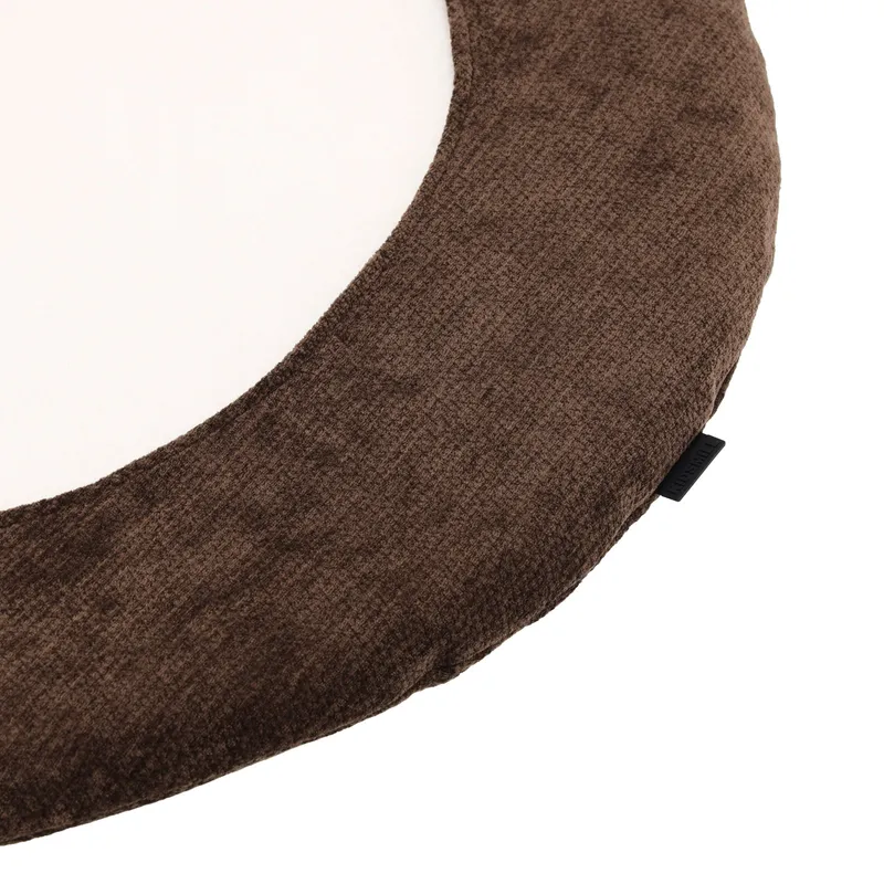 Kidsmill Laufstall Matratzenbezug Rund - Chenille - Ø 90 cm - Brown