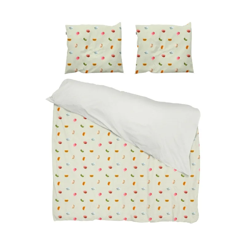 Snurk Macarons Bettbezug Green 200 x 200 / 220 cm
