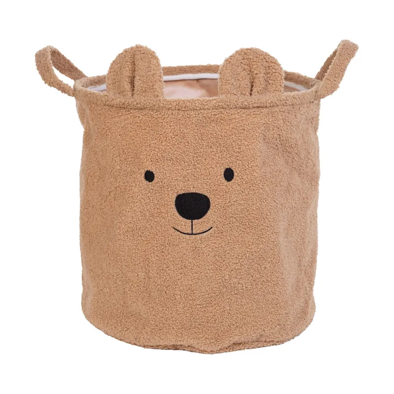 Childhome Teddy Aufbewahrungskorb - 40 x 40 cm – Braun