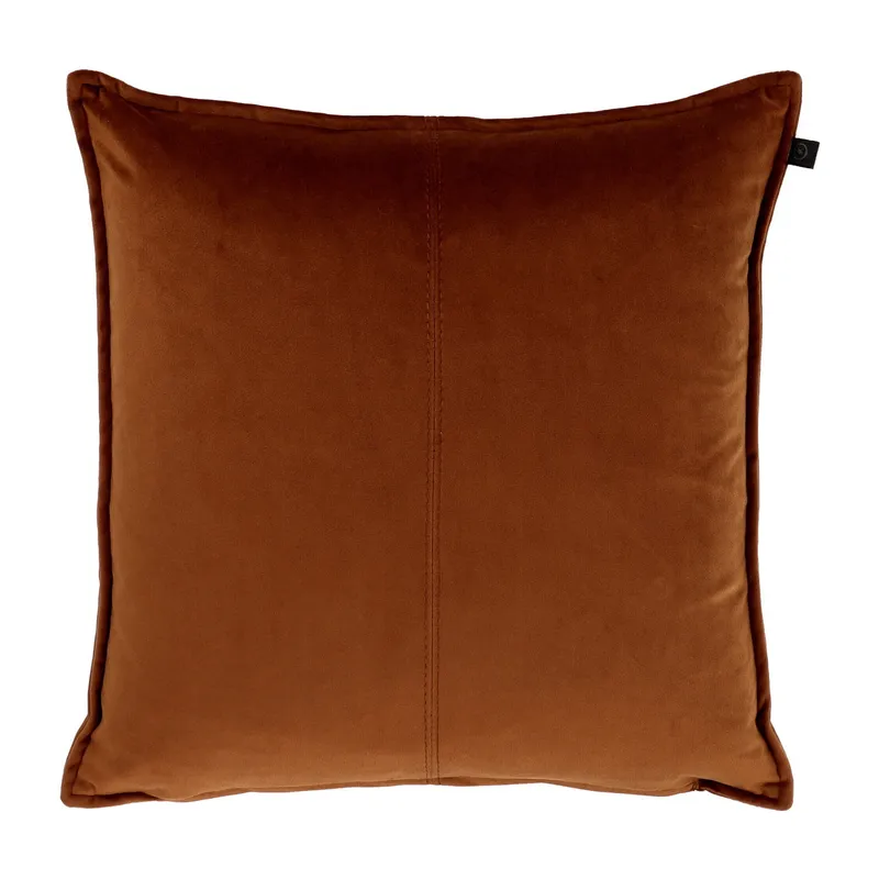 Overseas Middlestitch Kissen - 60 x 60 cm – Samt – Copper