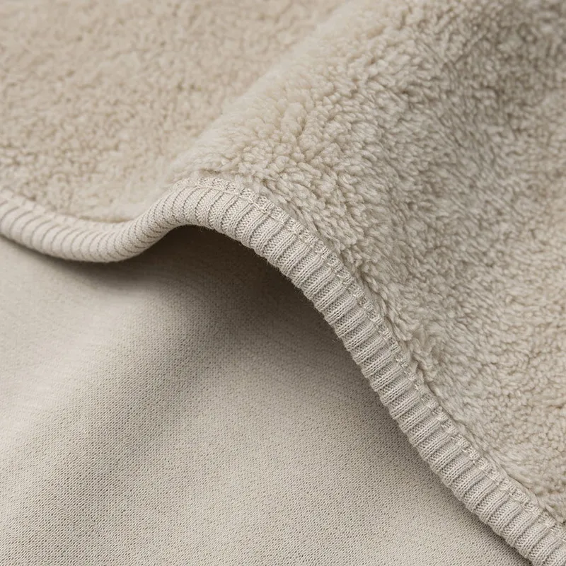Jollein Babydecke - Basic Jersey/Sherpa - 75 x 100 cm - Warm Sand