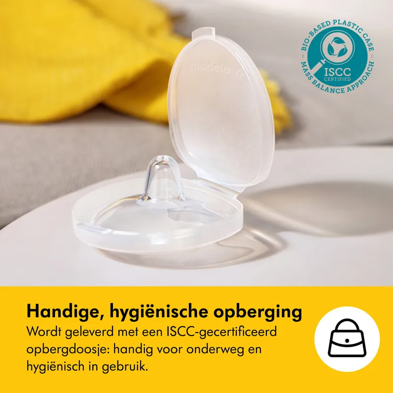 Medela Contact Brustwarzenschutz inkl. Aufbewahrungskiste Größe L