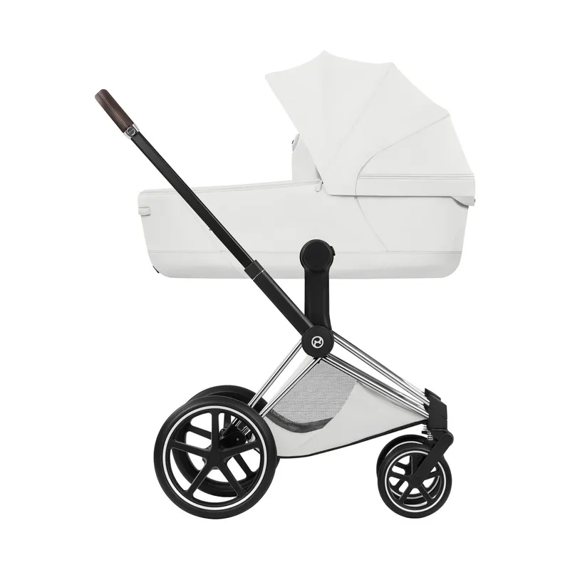 Cybex Priam 5 Style Kinderwagen 3-in-1 Set – Chrome Brown/Off White