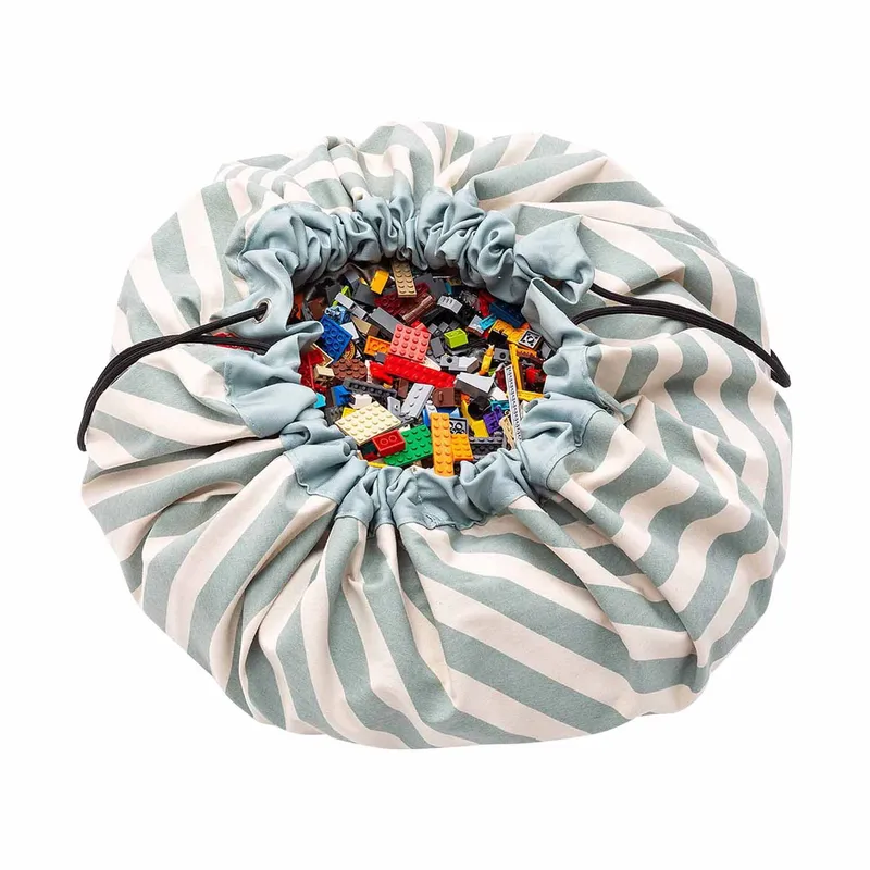 Play & Go Stripes Spielbeutel Green