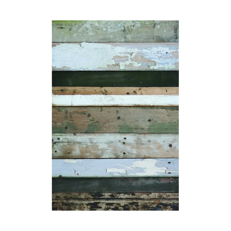 Studio Ditte Tapete Bretter, Schwarz/Weiß