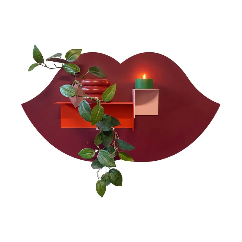 Magnetic Sticker – 33x60 cm – Burgundy Lippen