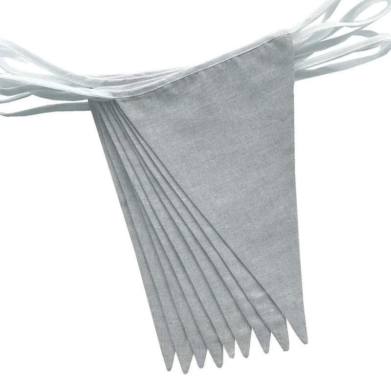 Bink Bedding Bo Wimpelkette Grau XXL