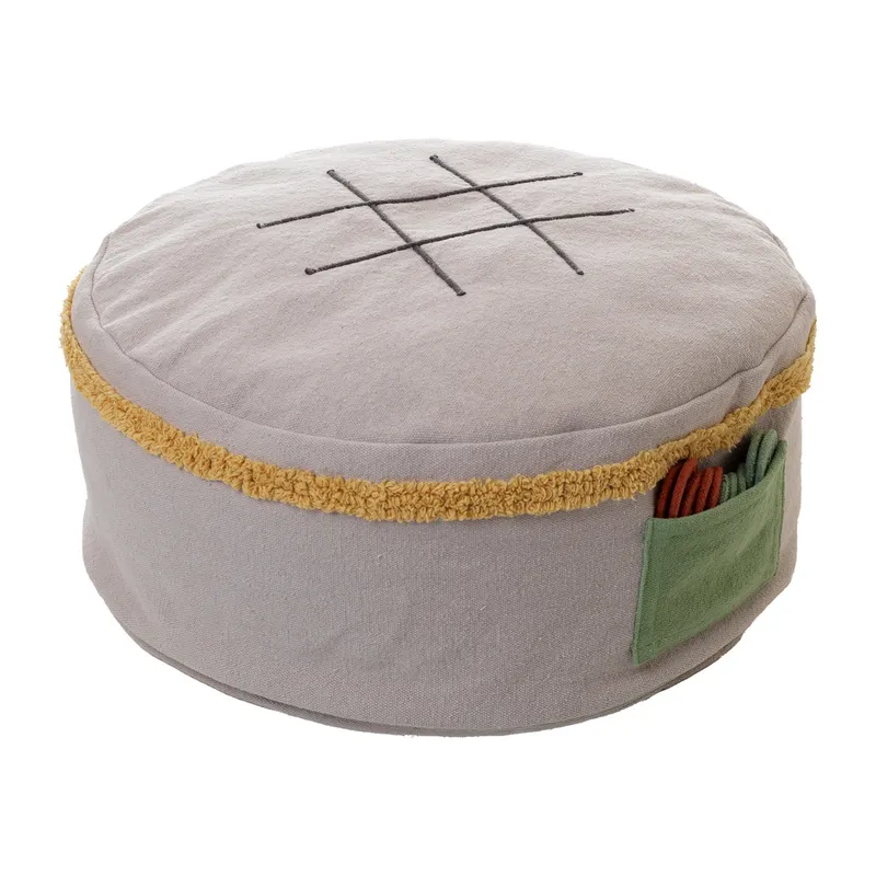 LIFETIME Kidsrooms Olympic Dreams Pouf - Tictactoe
