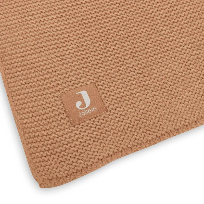 Jollein Basic Knit Bettdecke Biscuit 100 x 150 cm