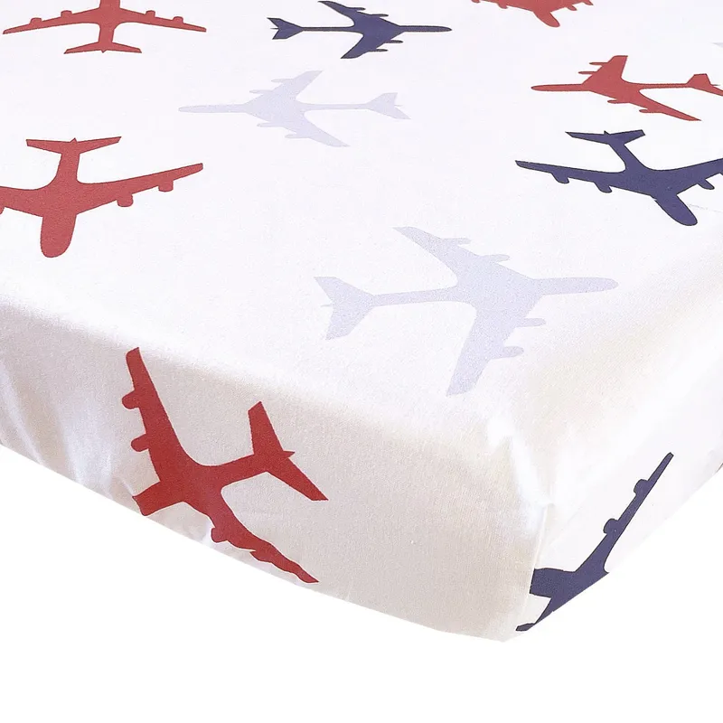 Bink Bedding Planes Spannbettlaken Blau 60 x 120 cm