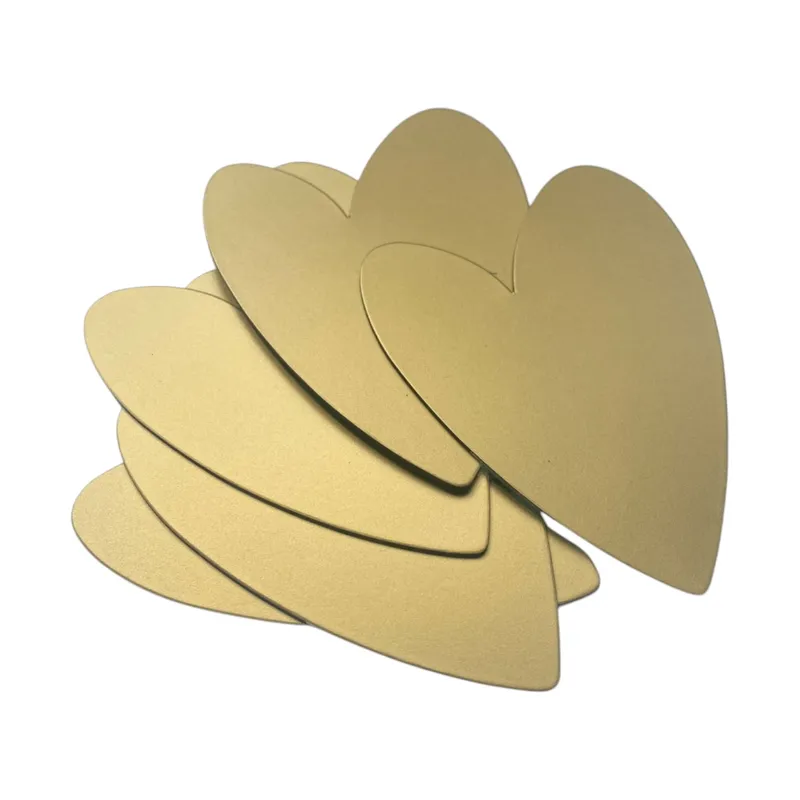 Groovy Magnets Herz Magnete - Gold - 5er-Set