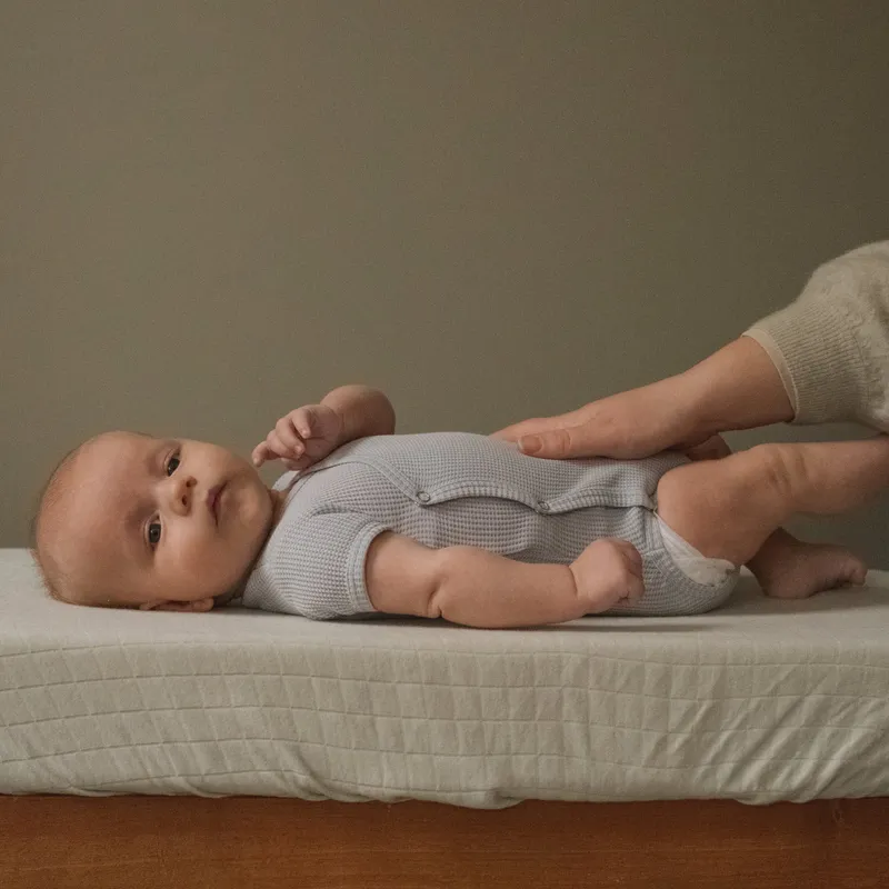 Lodger Ciumbelle Babybody Kurzarm - Größe 62 - Blue Fogg