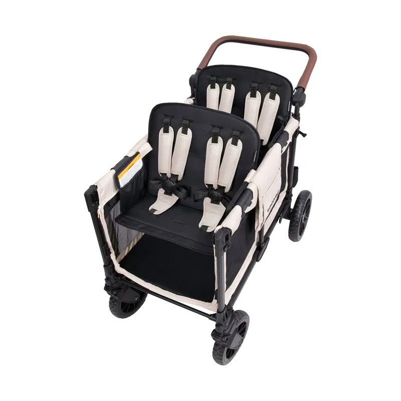 WonderFold W4 Luxe Pro Bollerwagen - Sandy Beige