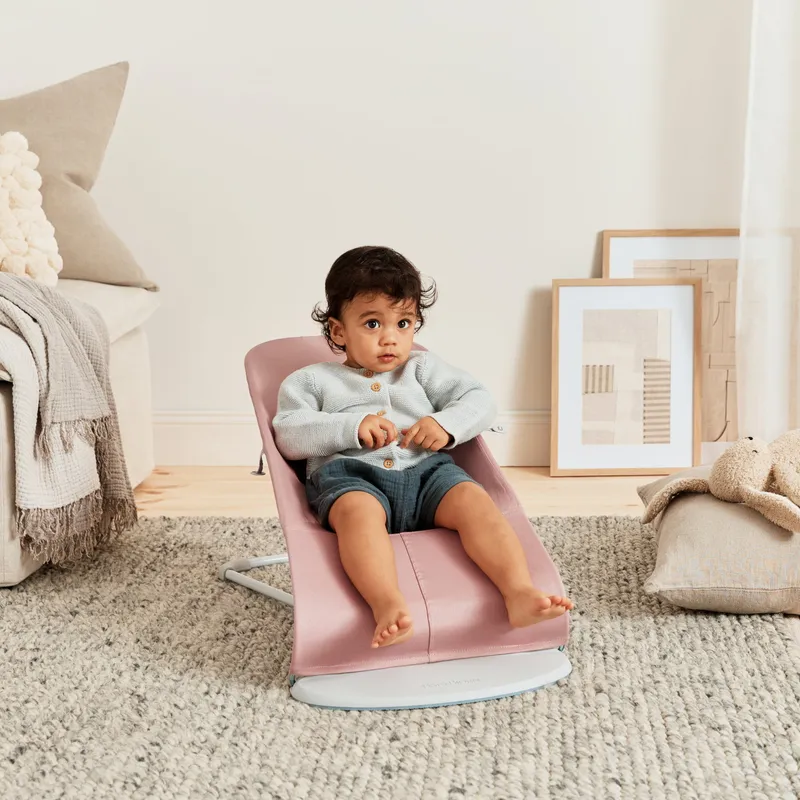 BabyBjörn Bliss Wippe Gewebter - Altrosa