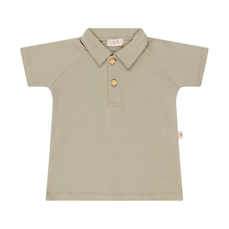 UAUA Polo T-Shirt Kurzarm - 3-6 Monate - Oceano