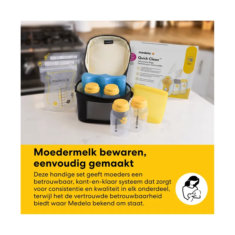 Medela Muttermilchaufbewahrungsset- Alles-in-einem
