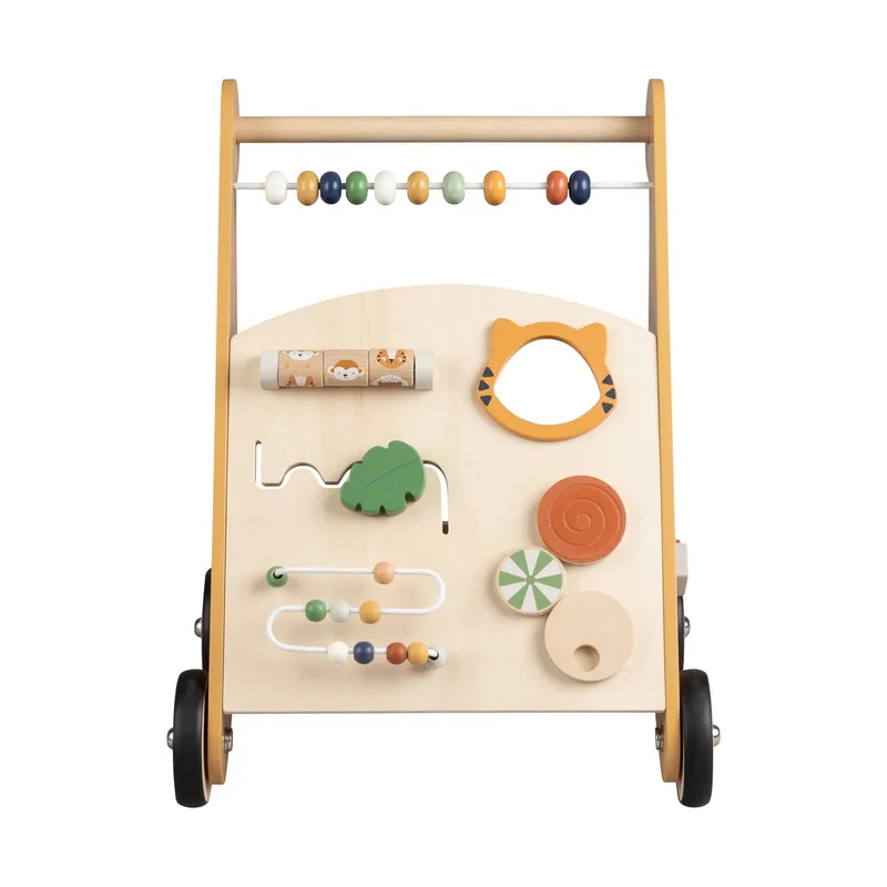 Sebra Activity Walker, Wooden, Wildlife
