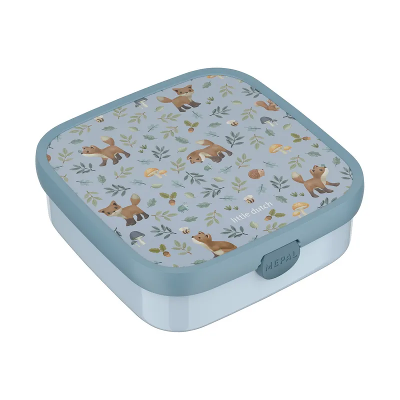 Mepal X Little Dutch Bento Lunchbox Campus – Forest Friends – Groß