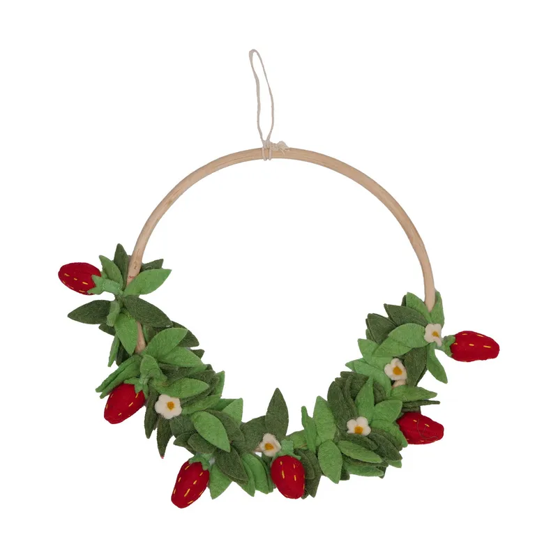 KidsDepot Flower Hoop - Strawberry - Grün - Ø 30 cm