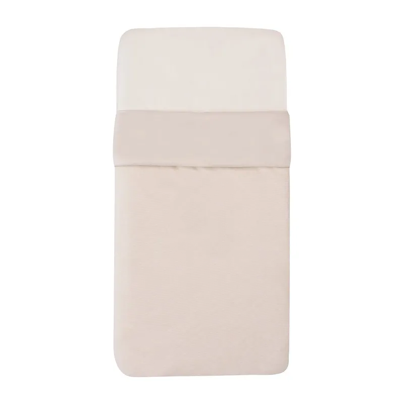 Witlof For Kids Velvet Rib Tuck-Inn Babydecke - Soft Sand