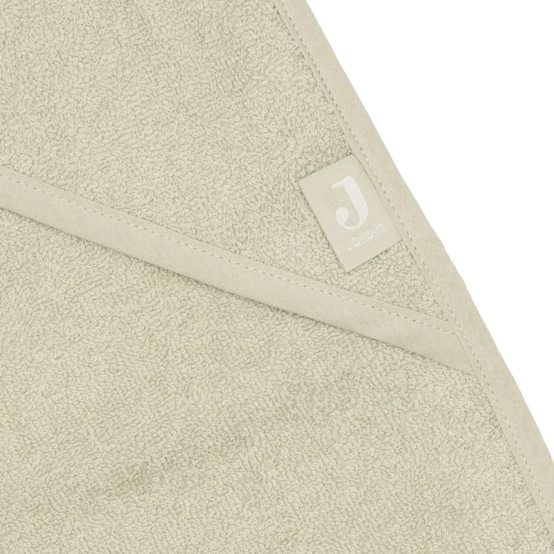 Jollein Badecape - 100 x 100 cm - Frottee- Soft Matcha